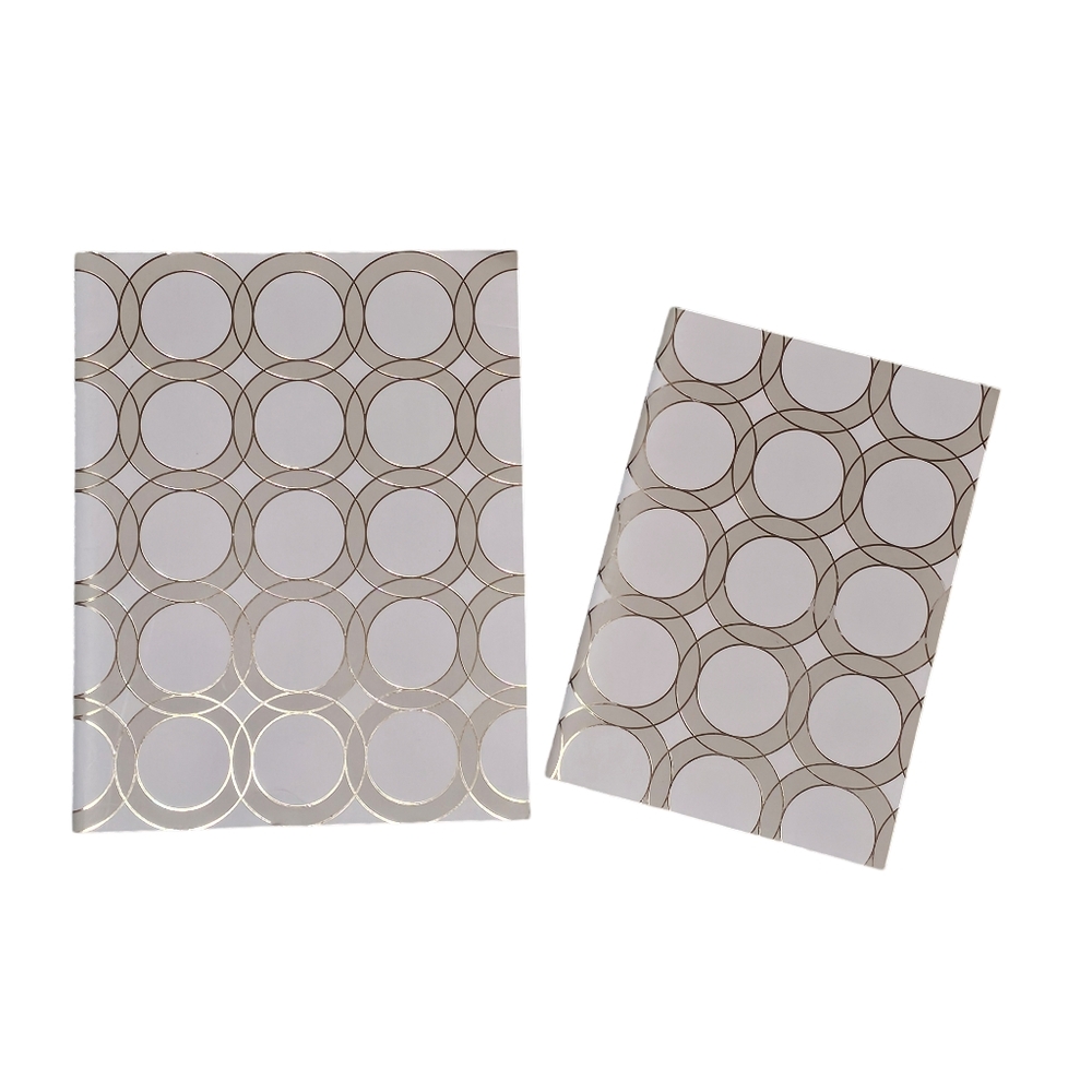 West Emory Set of 2 Golden Sands Embossed Stitched Notebooks